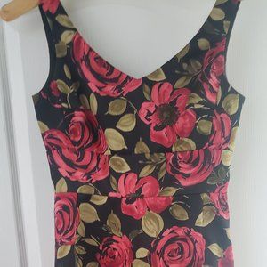 Cynthia Howie Red rose dress